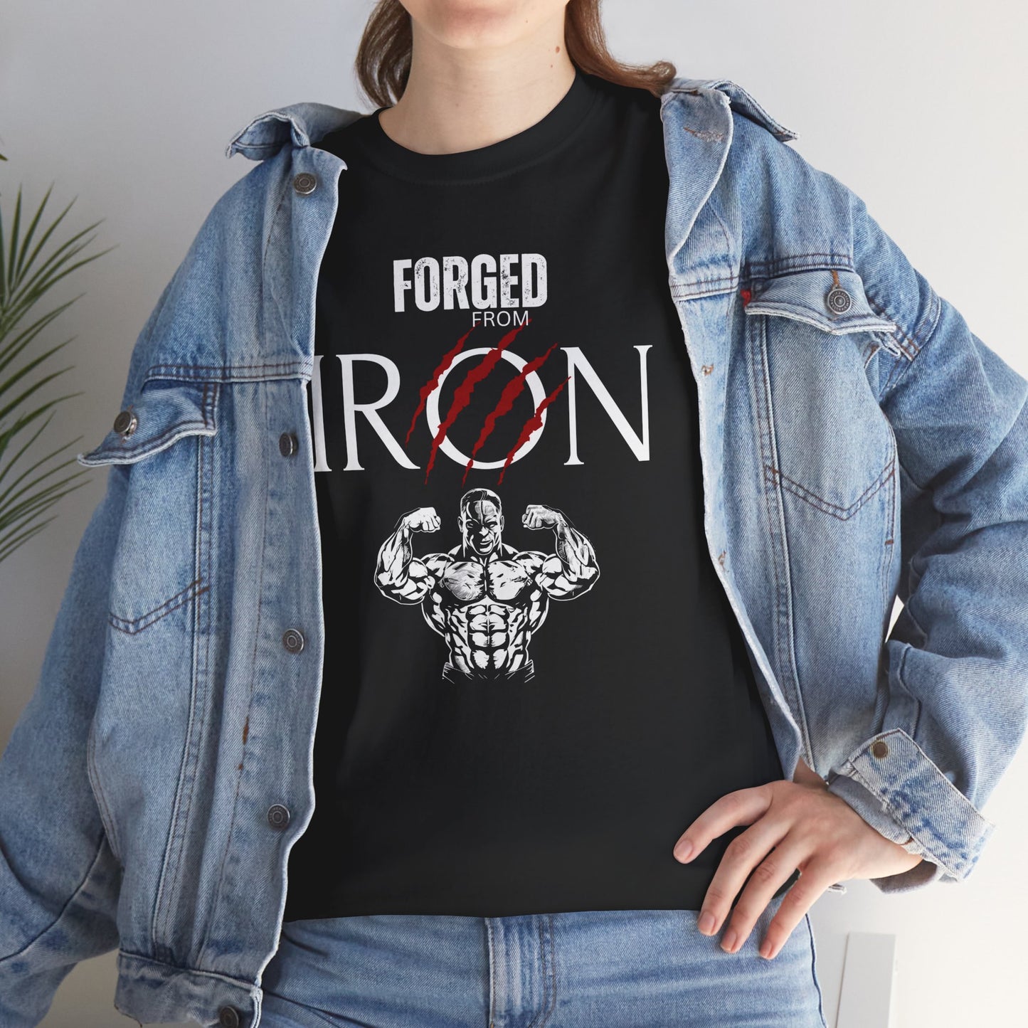 Forged from IRON Unisex Heavy Cotton Tee