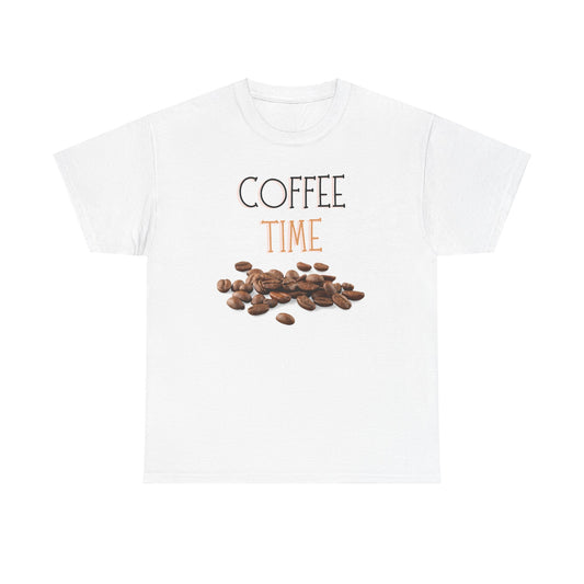 Coffee Time Unisex Heavy Cotton Tee