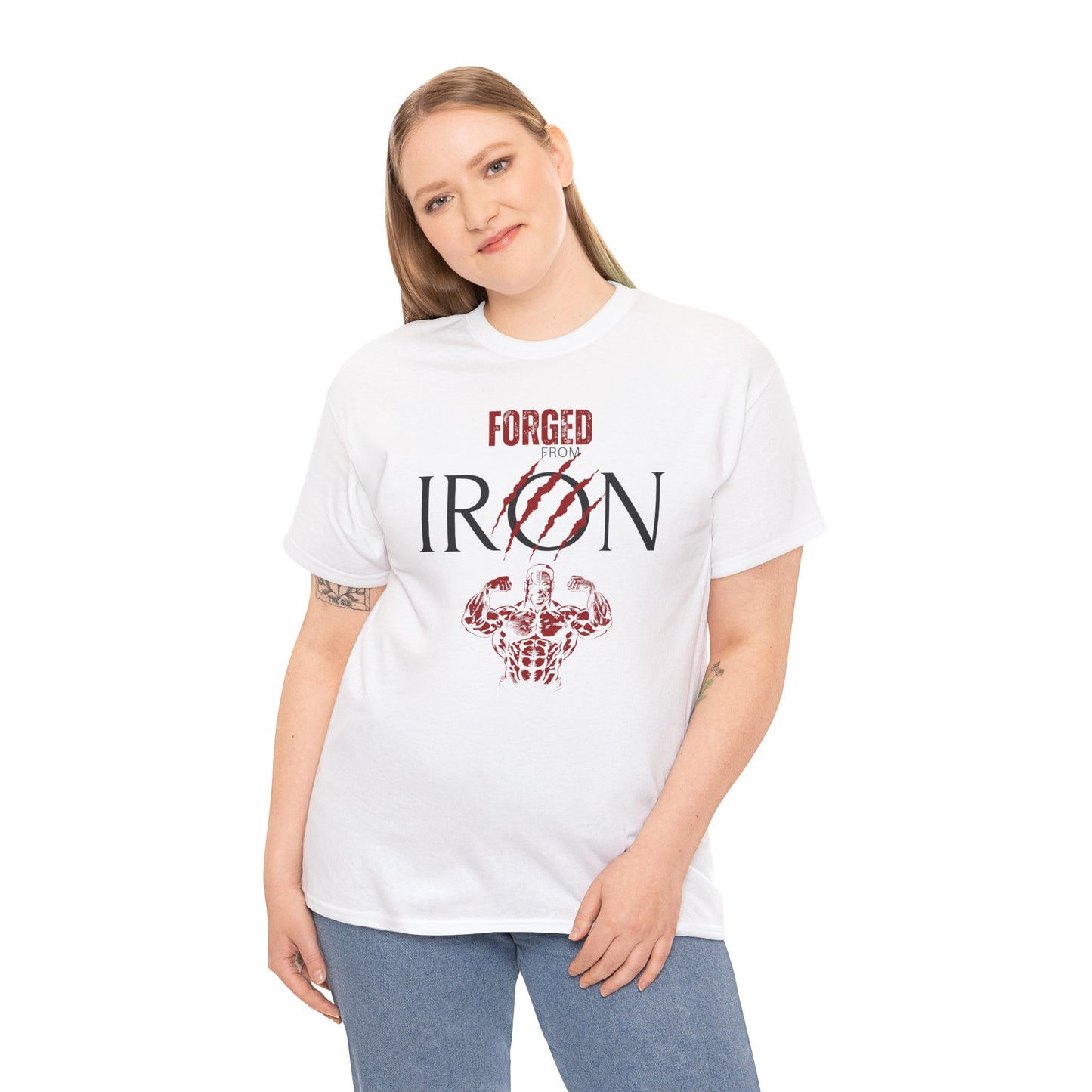 Forged from IRON Unisex Heavy Cotton Tee