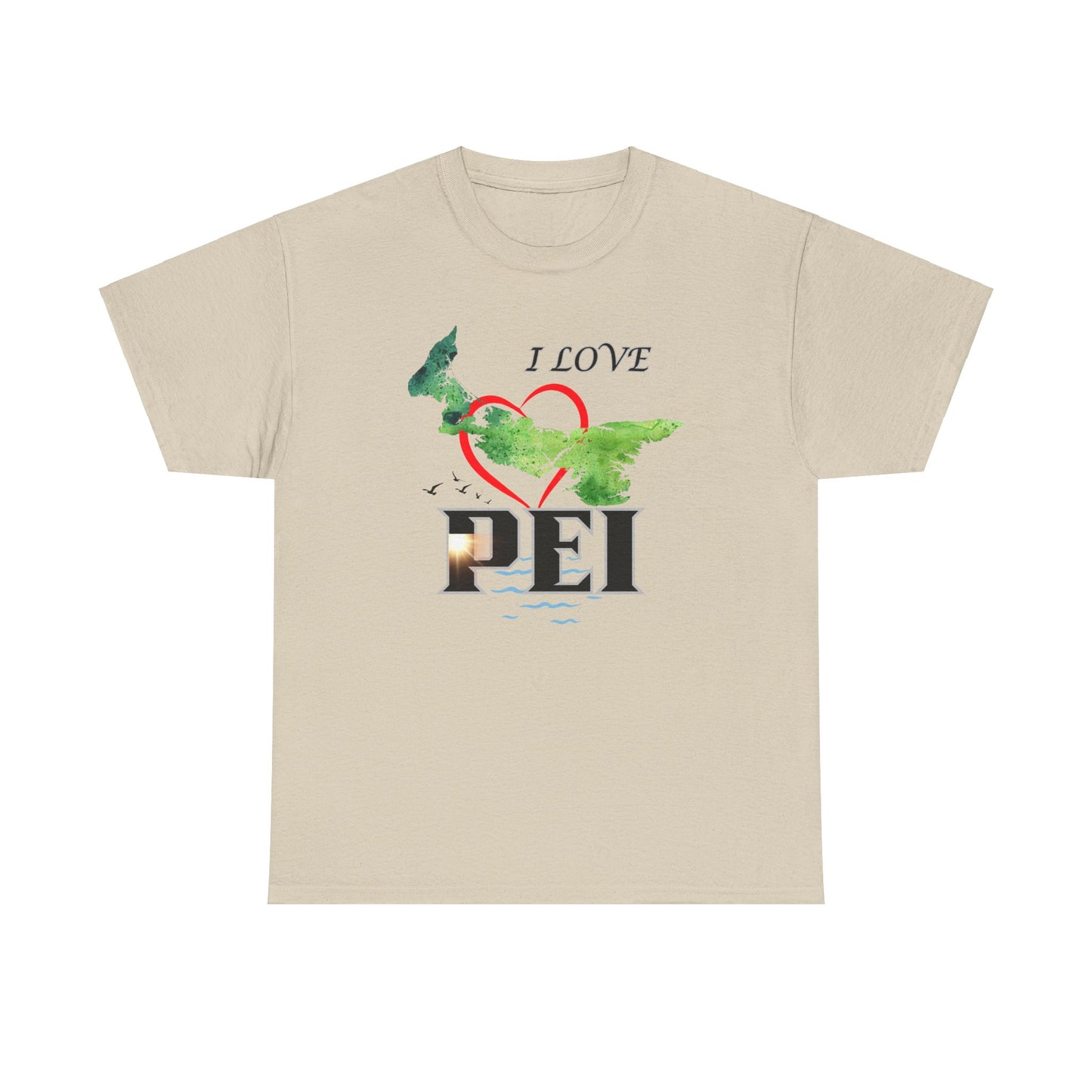 I Love PEI / Canada Unisex Heavy Cotton Tee