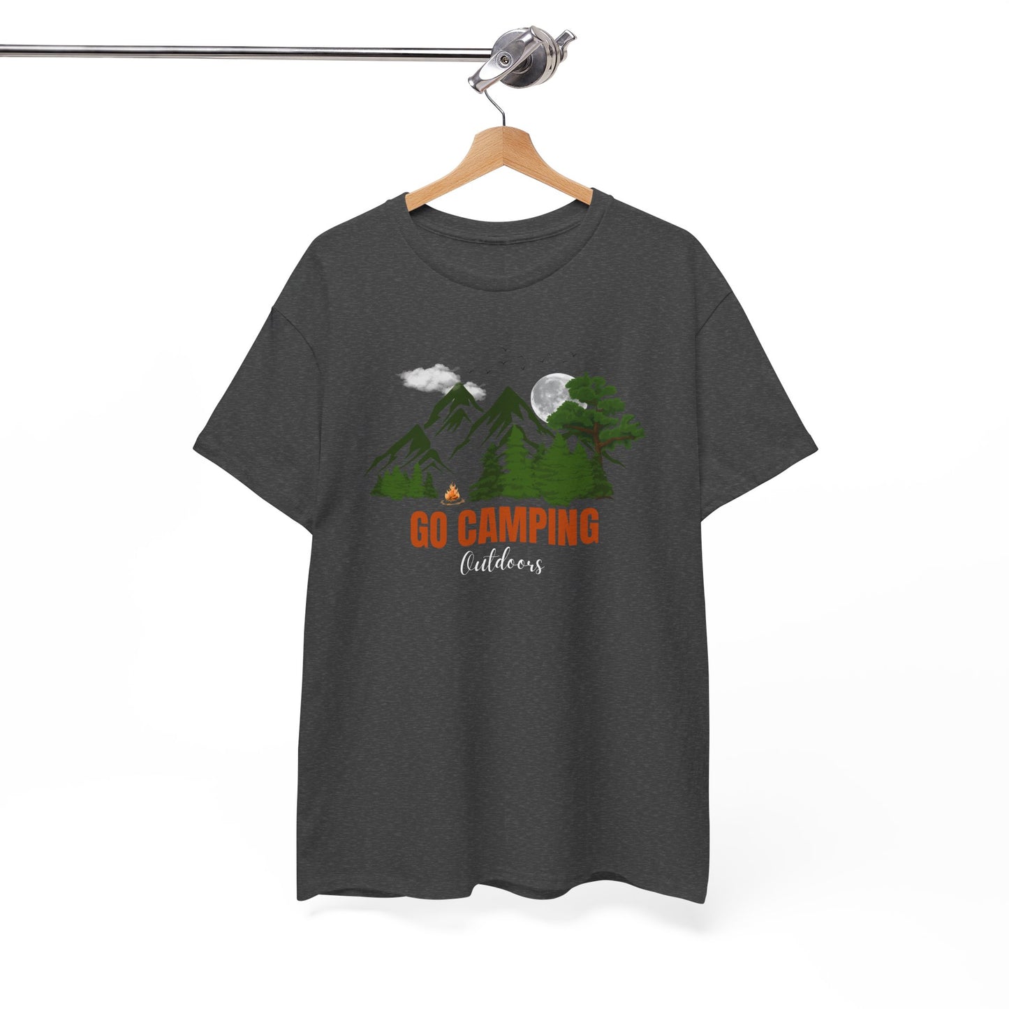 Go Camping Outdoors Unisex Heavy Cotton Tee