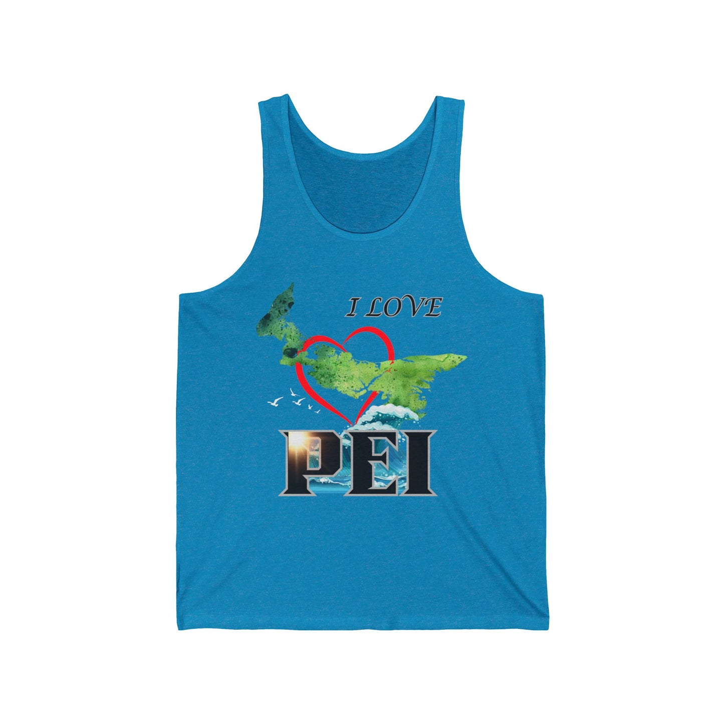 I Love PEI / Unisex Jersey Tank