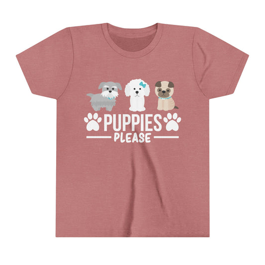 Puppies Please / Youth Short Sleeve Tee