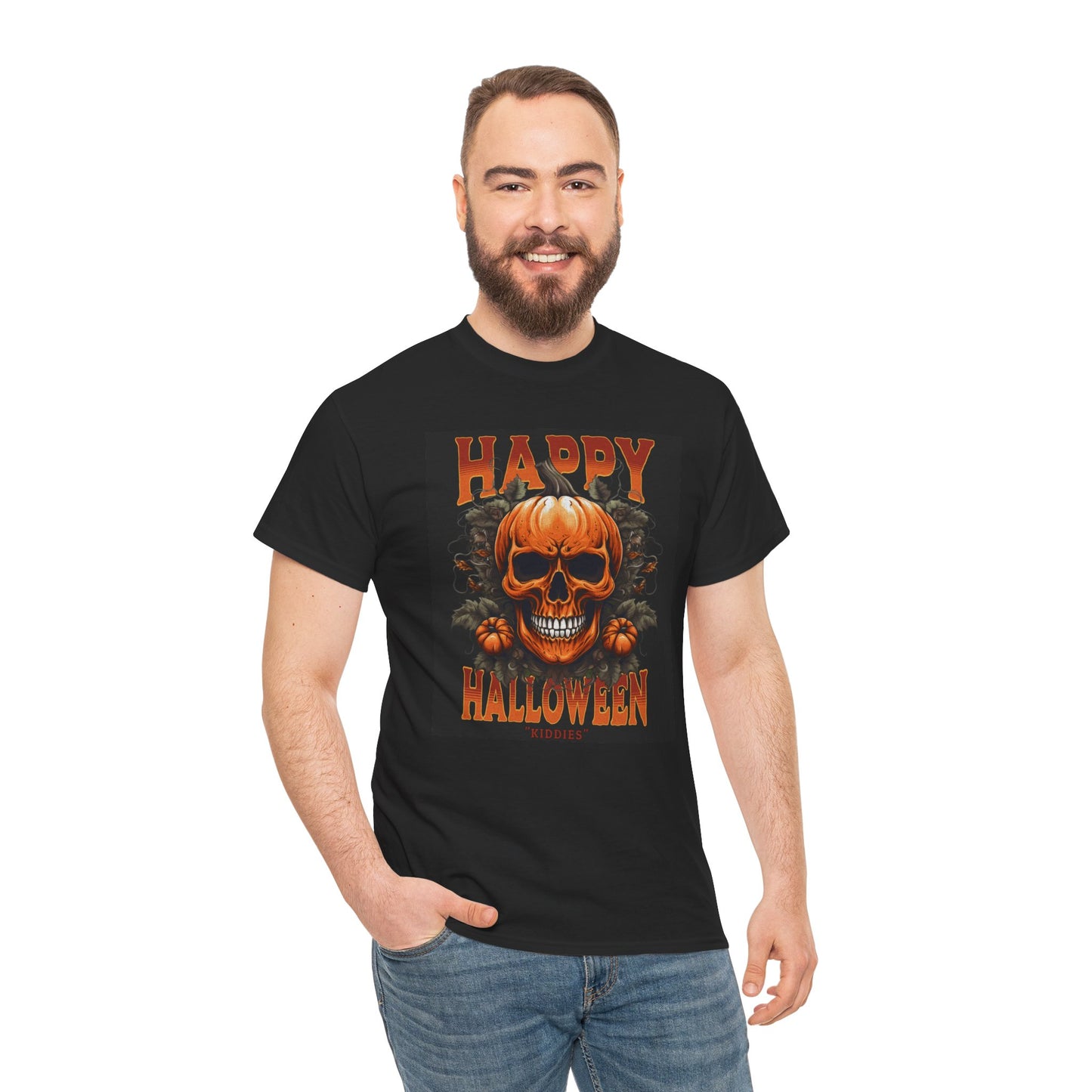 Happy Halloween Unisex Heavy Cotton Tee