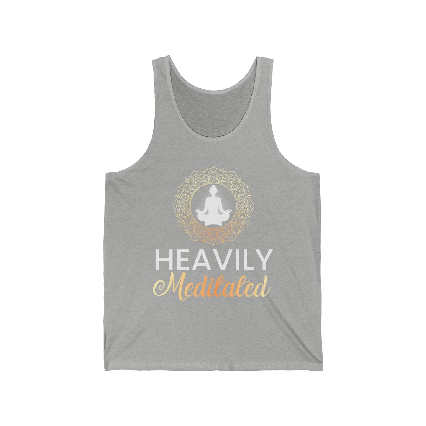 Heavily Meditated / Yoga / Unisex Jersey Tank