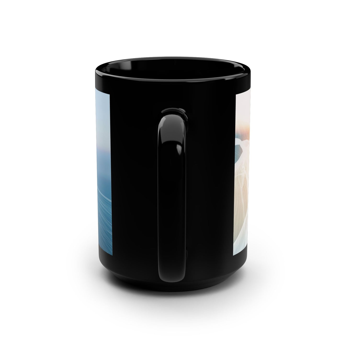 The only way to finish is to Start! / Black Mug, 15oz