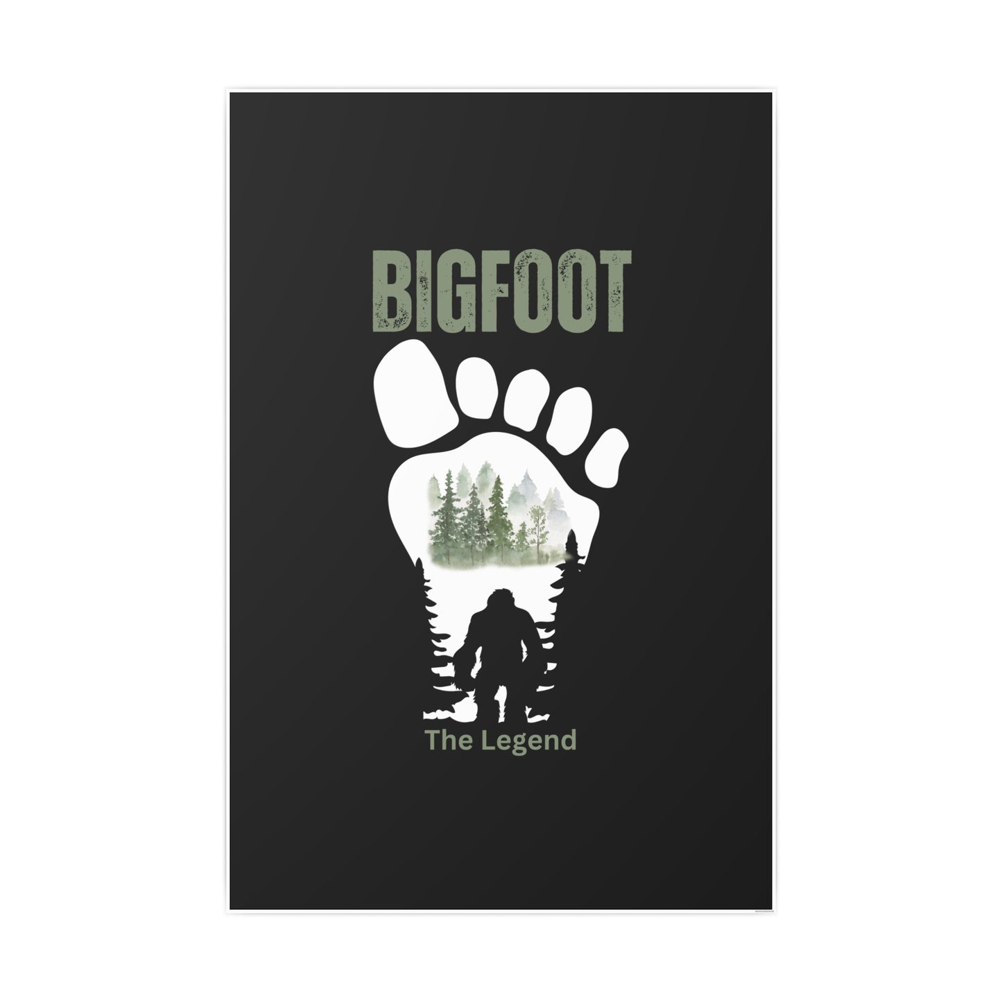 BIGFOOT The Legend / Photo Art Paper Posters