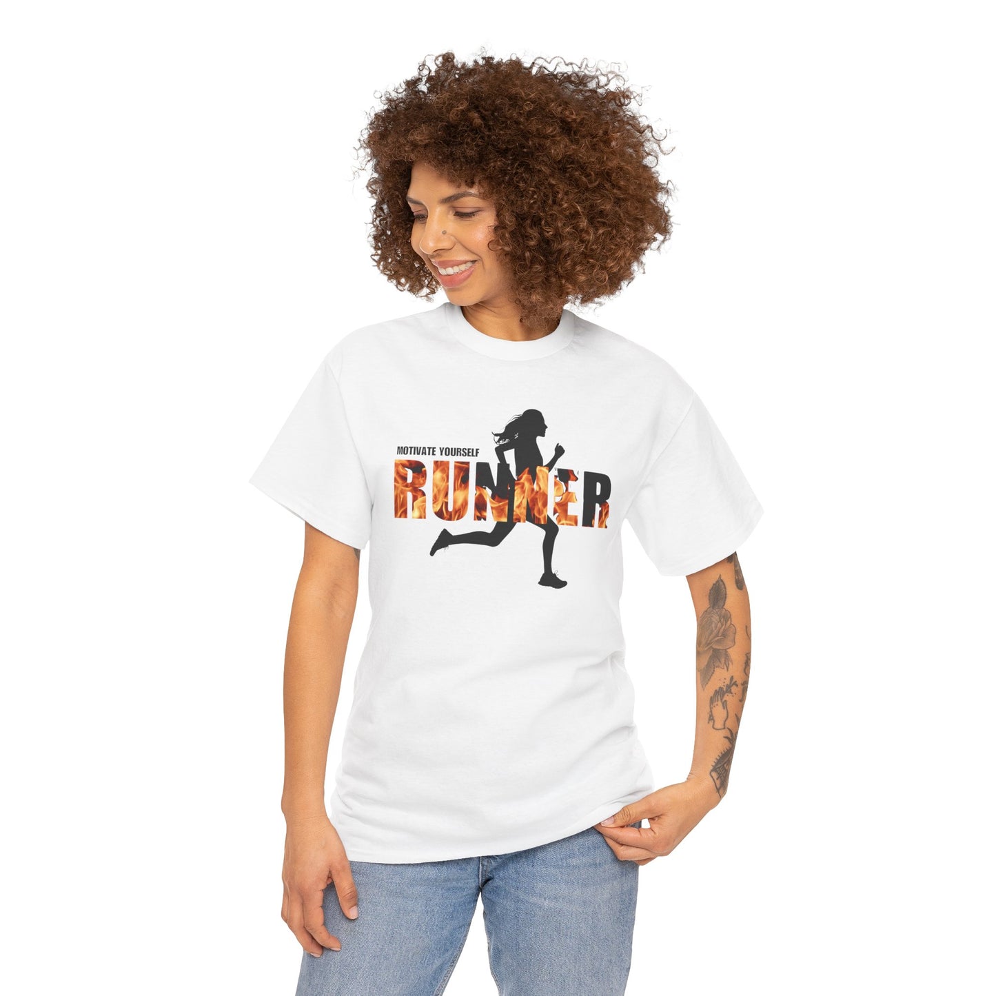 I am a Runner Unisex Heavy Cotton Tee