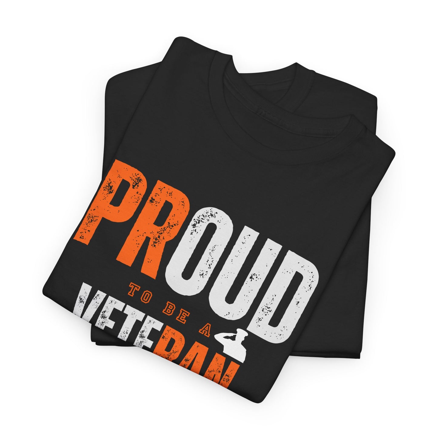 Proud to be a Veteran Unisex Heavy Cotton Tee