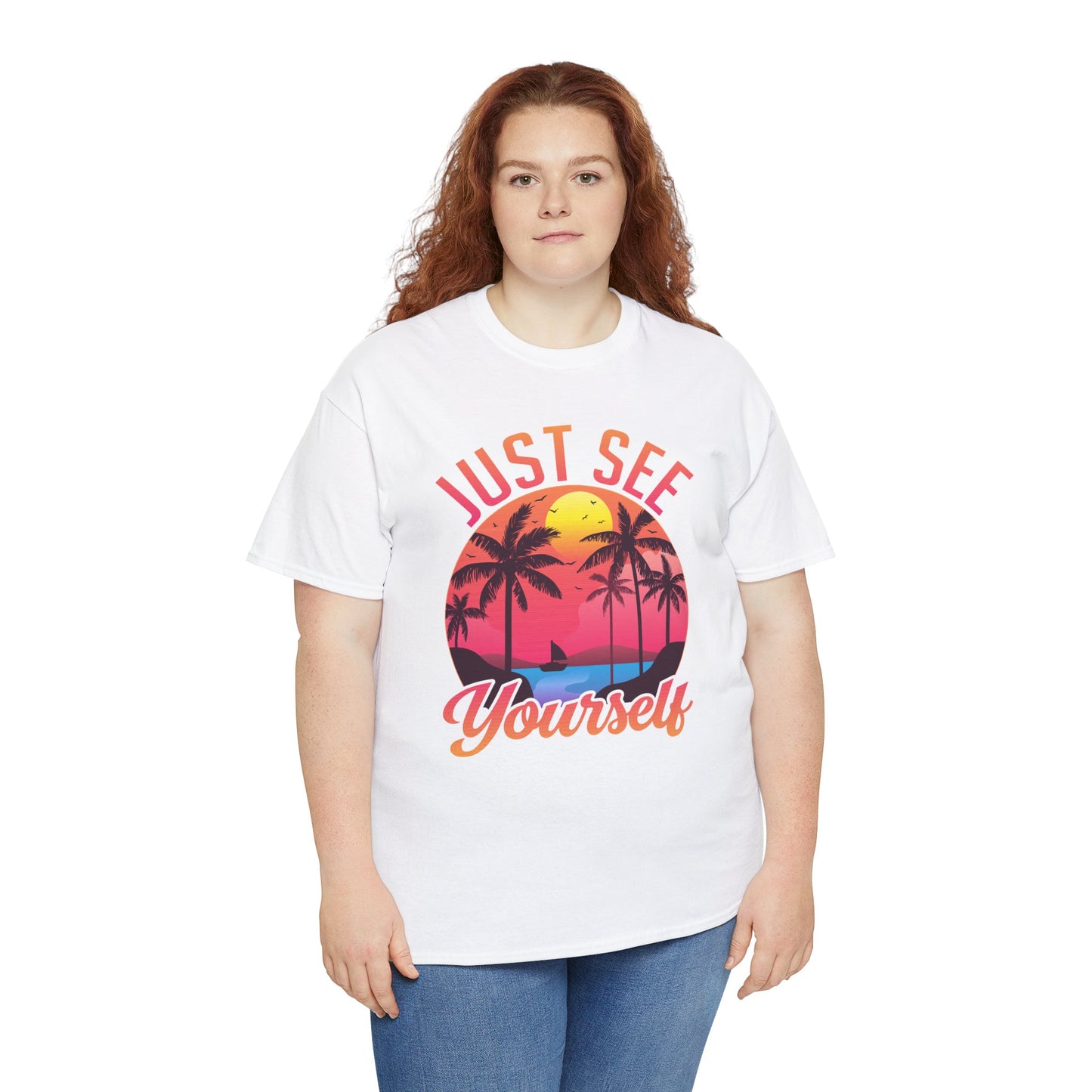 Just See Yourself / Summer Unisex Heavy Cotton Tee