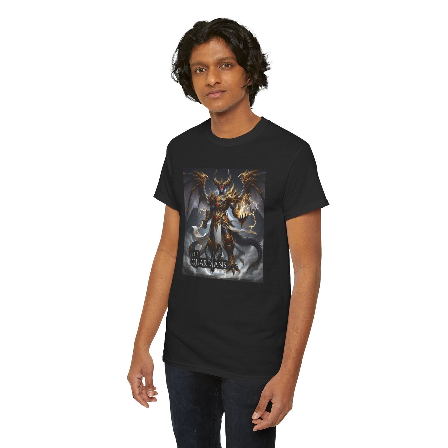 The Guardians Sentinel / Elite Unisex Heavy Cotton Tee (Made with AI)