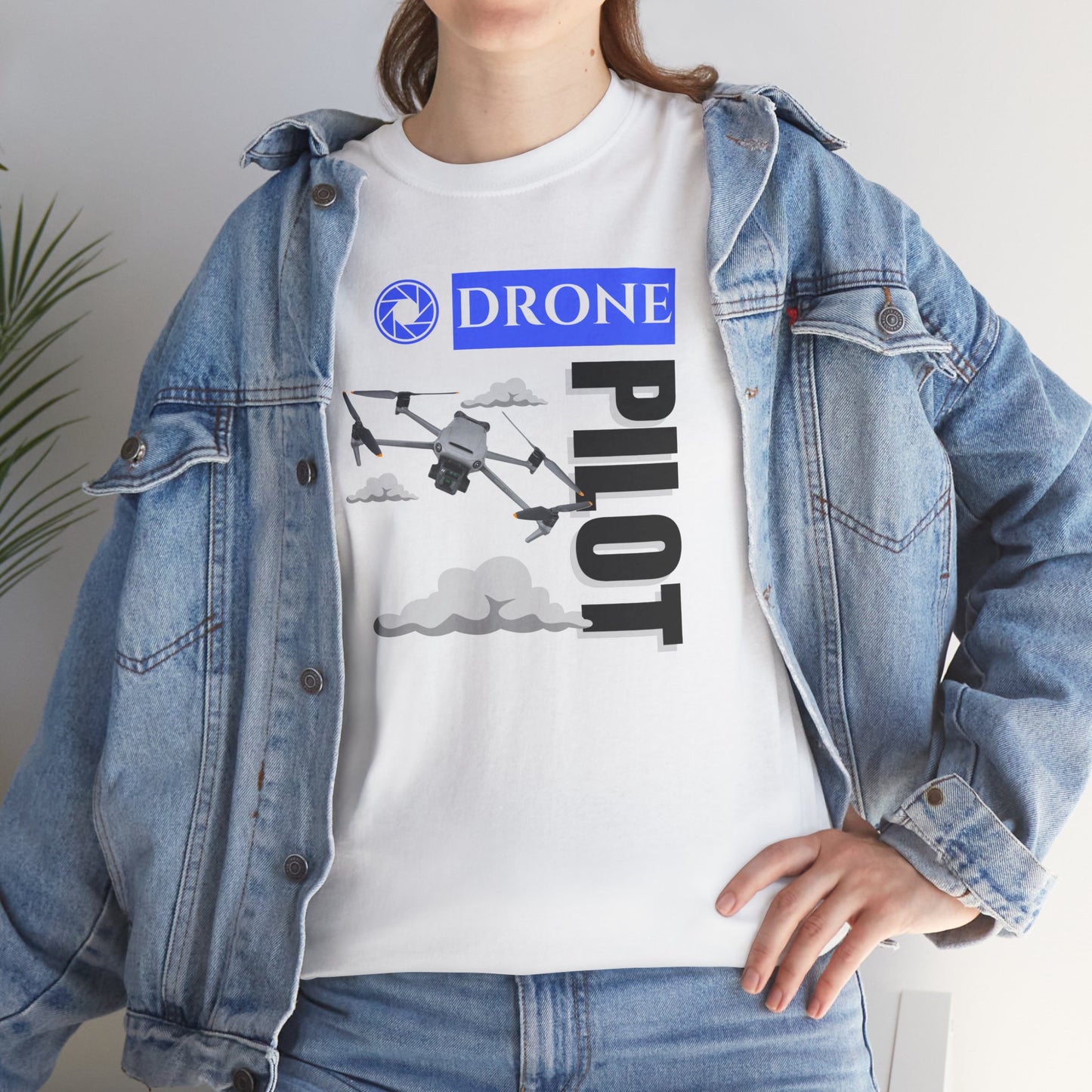 Drone Pilot Unisex Heavy Cotton Tee