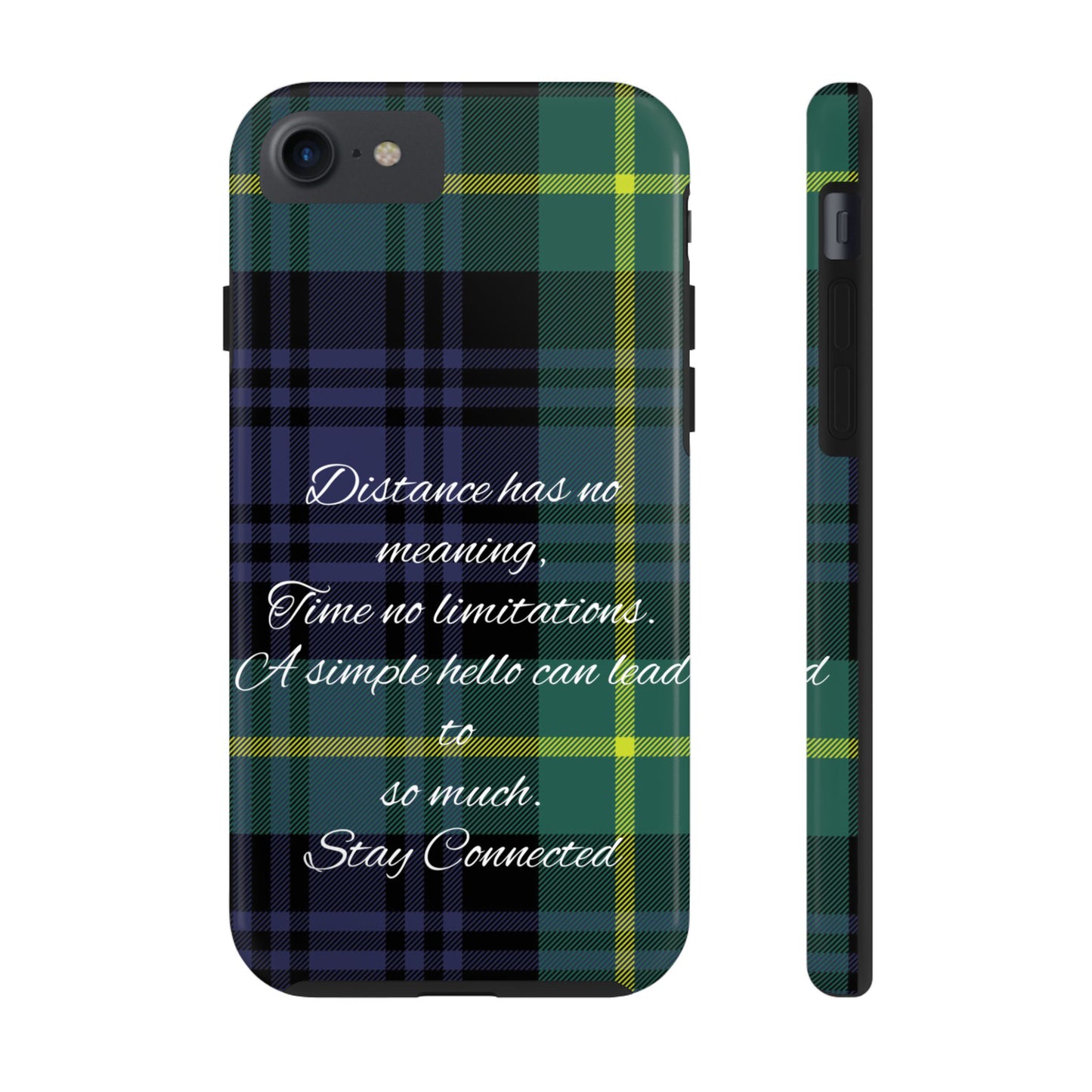 Green plaid version / Tough Phone Cases