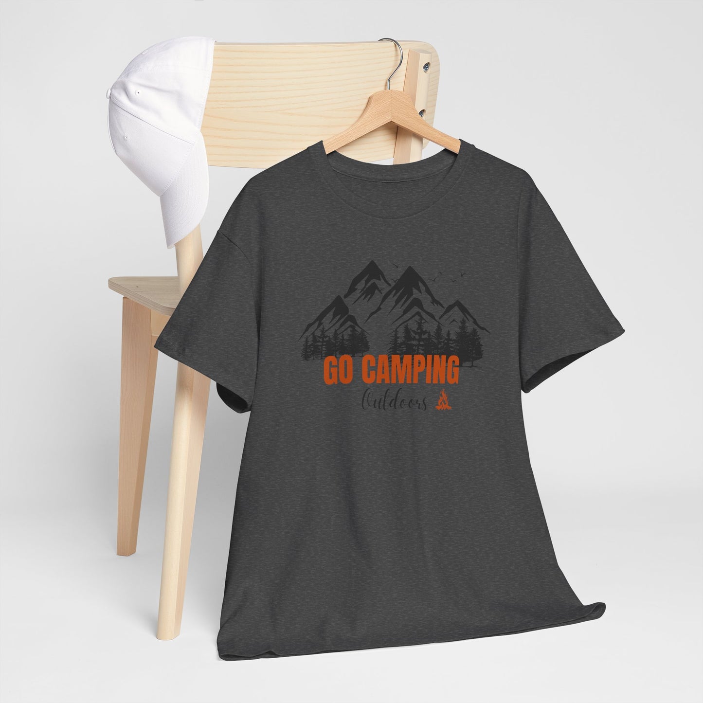 Go Camping Outdoors Unisex Heavy Cotton Tee