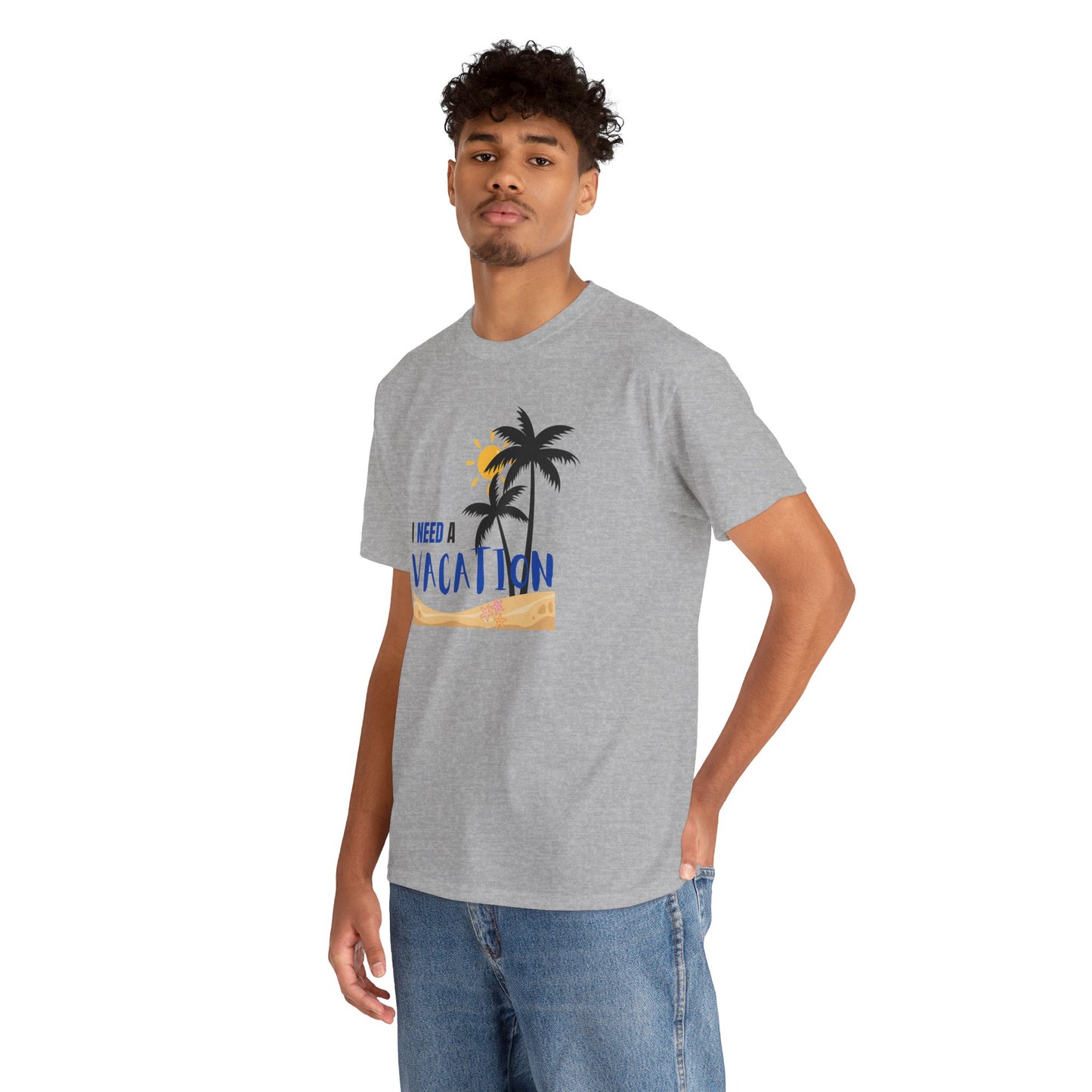 I Need a Vacation Unisex Heavy Cotton Tee