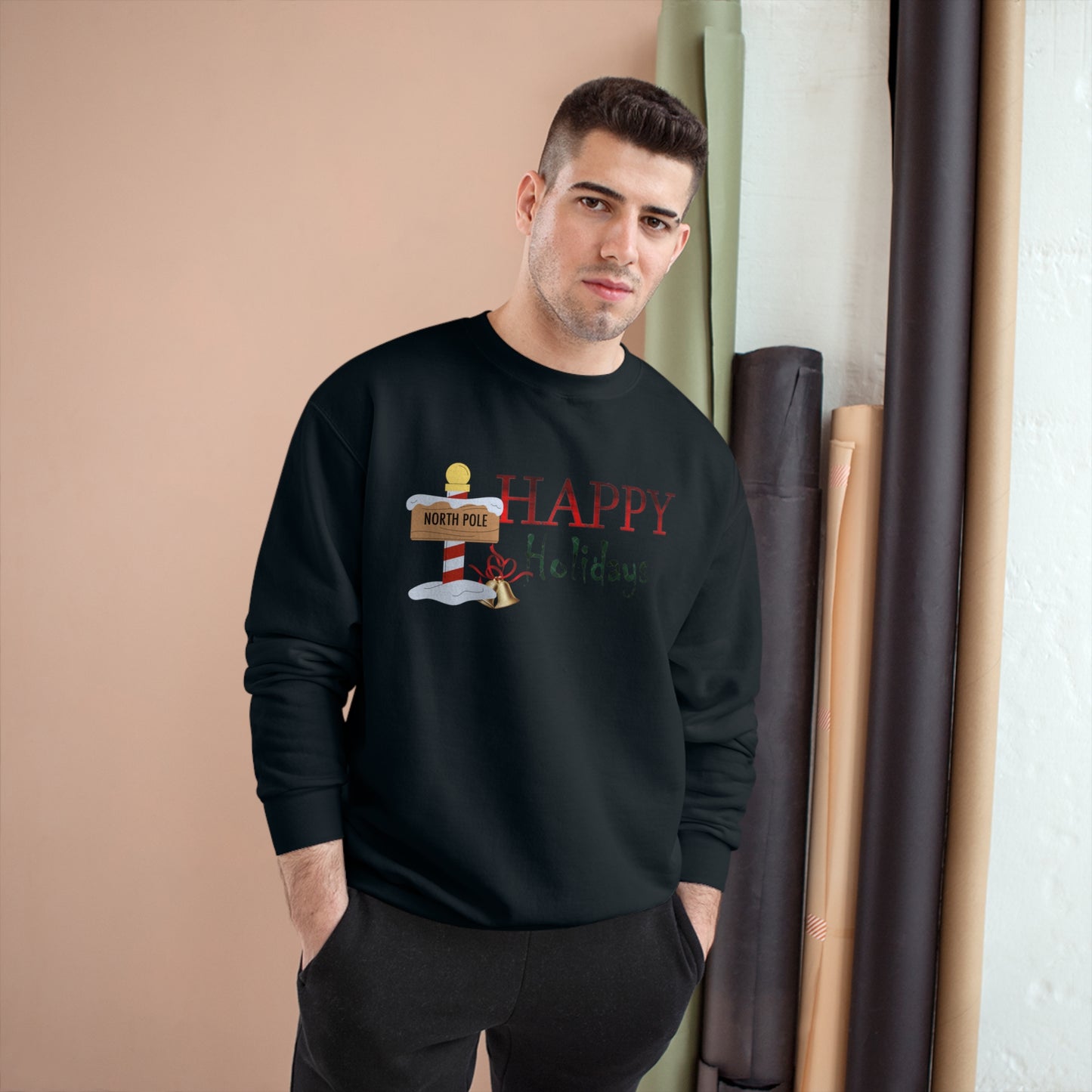 Happy Holidays / Champion Sweatshirt