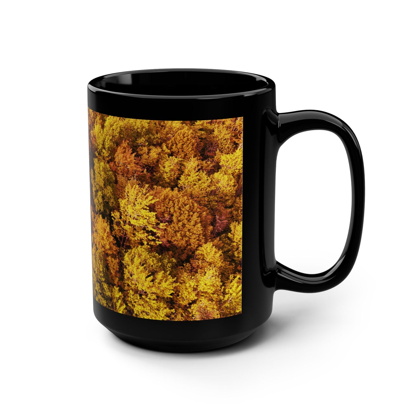 Autumn / Black Mug, 15oz