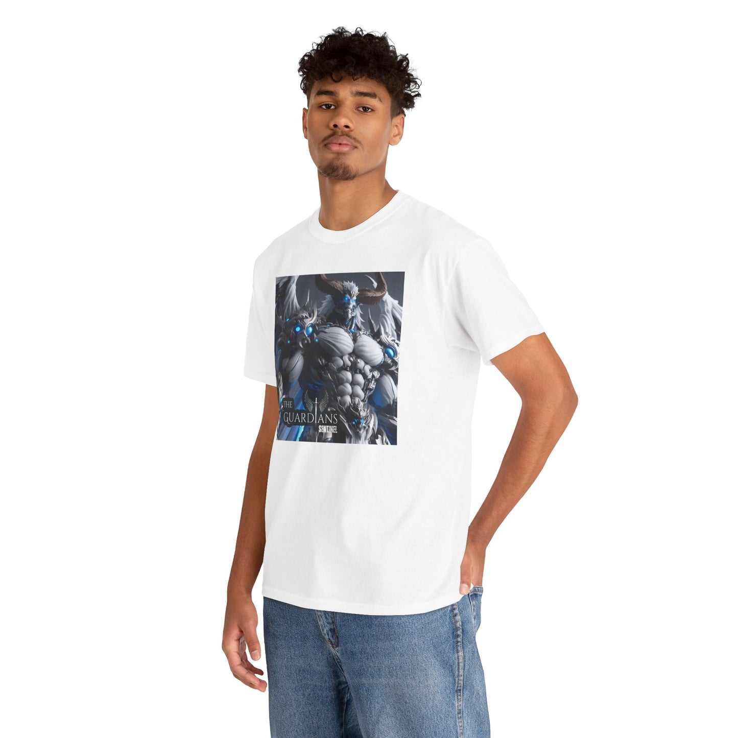 The Guardians Sentinel / Elite Unisex Heavy Cotton Tee (Made with AI)