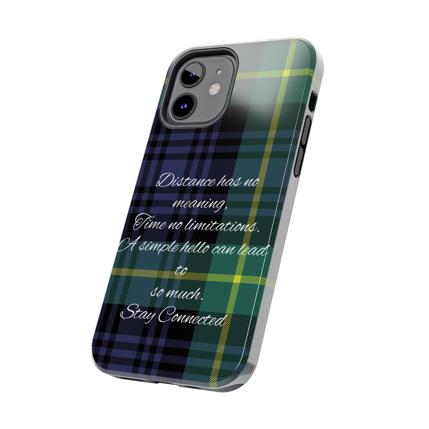 Green plaid version / Tough Phone Cases