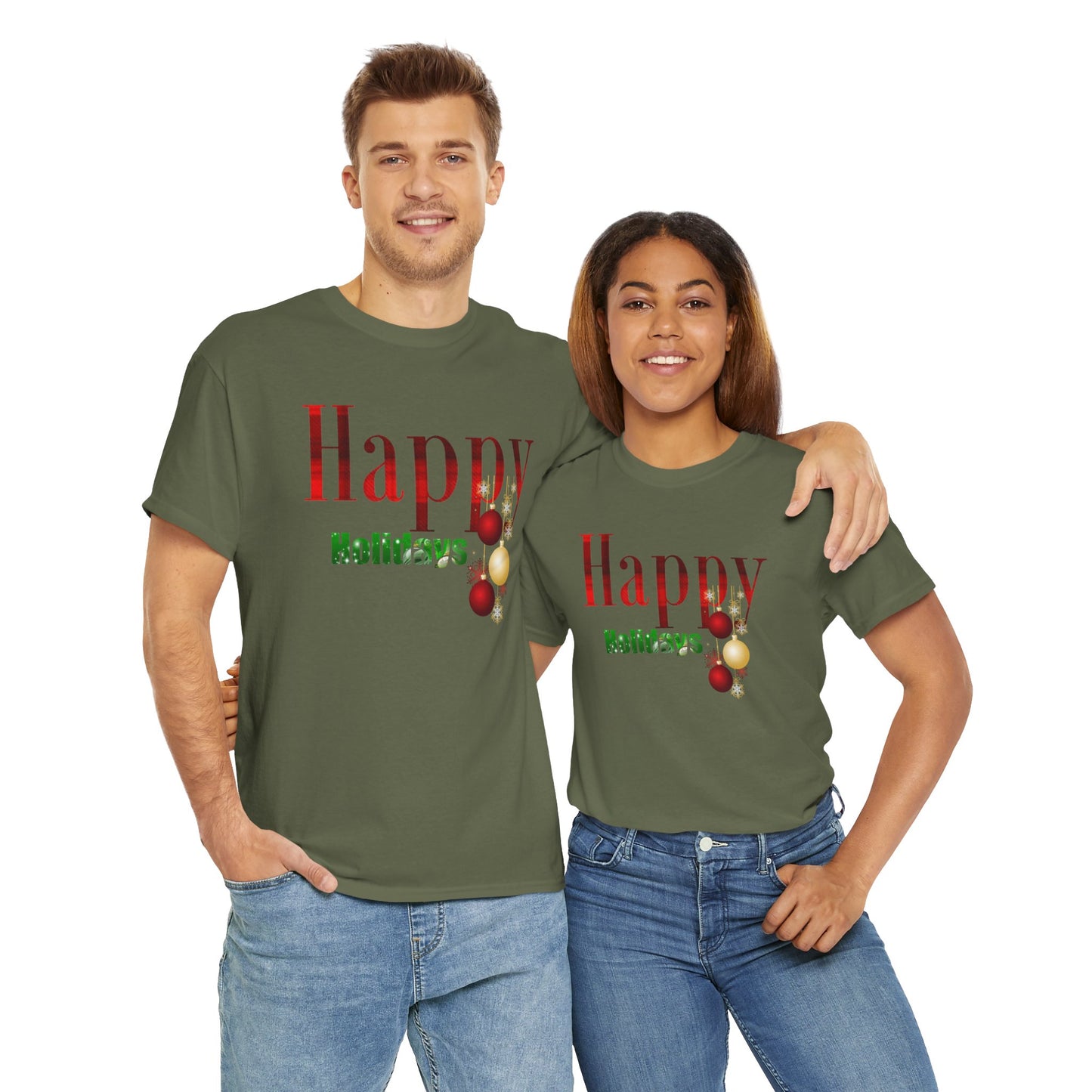 Happy Holidays / Unisex Heavy Cotton Tee