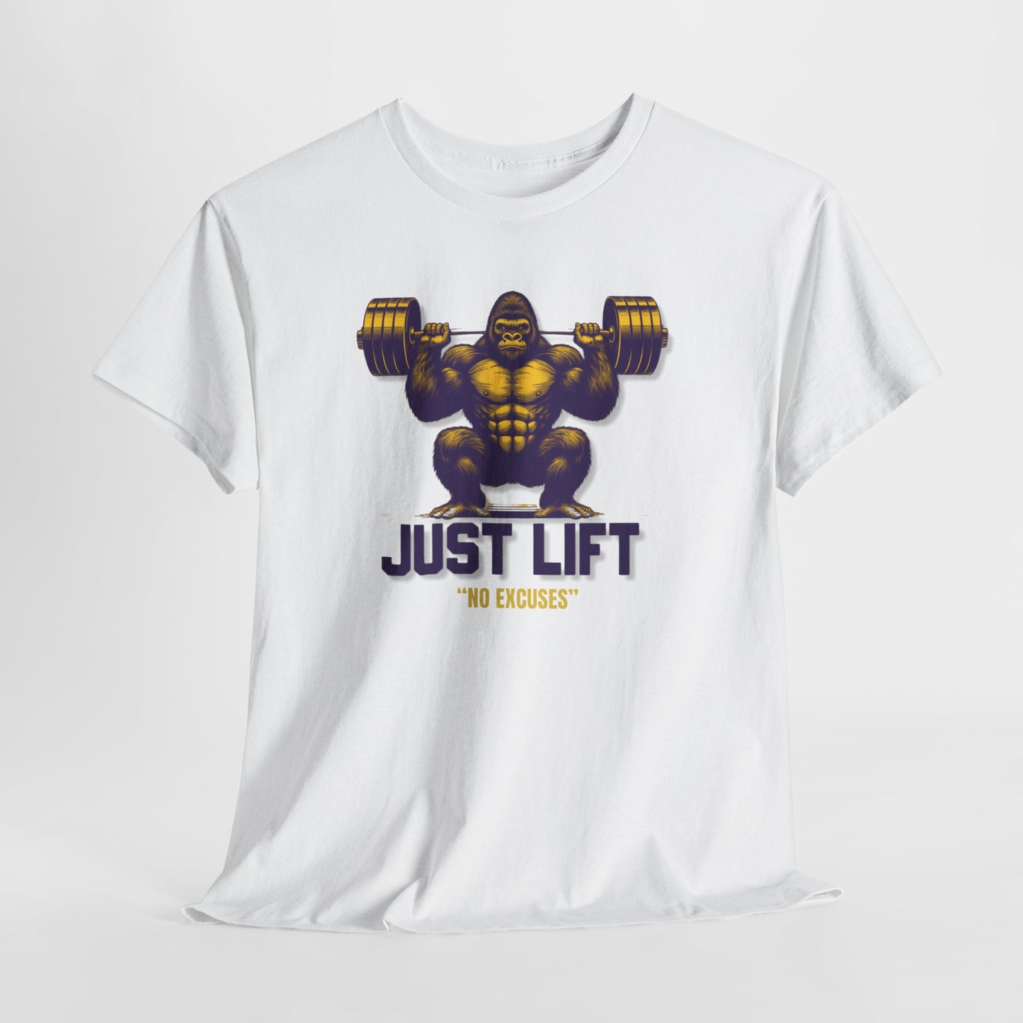 Just Lift / No Excuses Unisex Heavy Cotton Tee