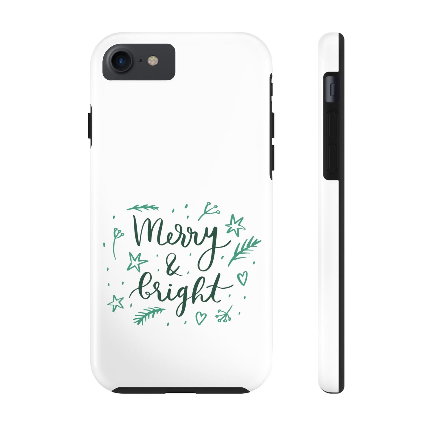 Merry and Bright (Christmas) / Tough Phone Cases