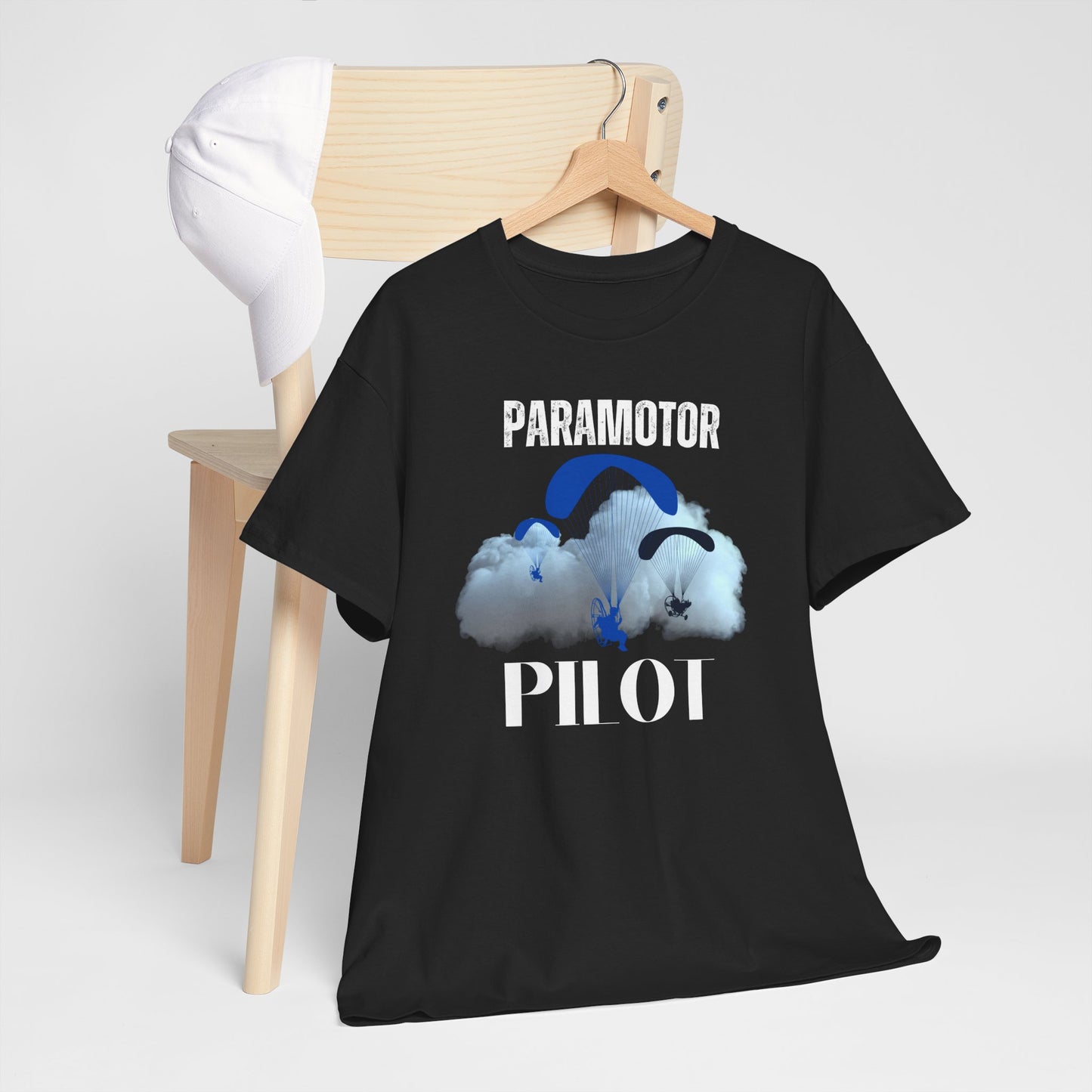 Paramotor Pilot Unisex Heavy Cotton Tee