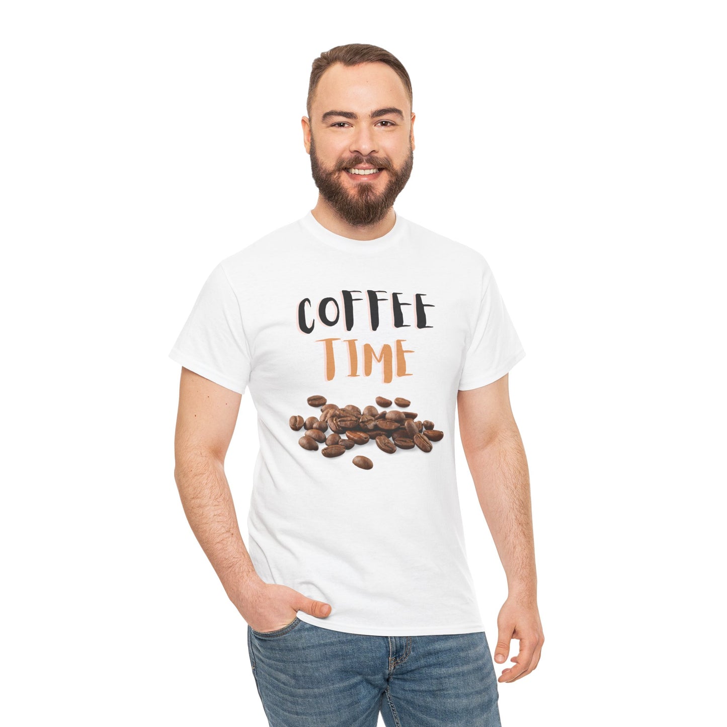 Coffee Time Unisex Heavy Cotton Tee