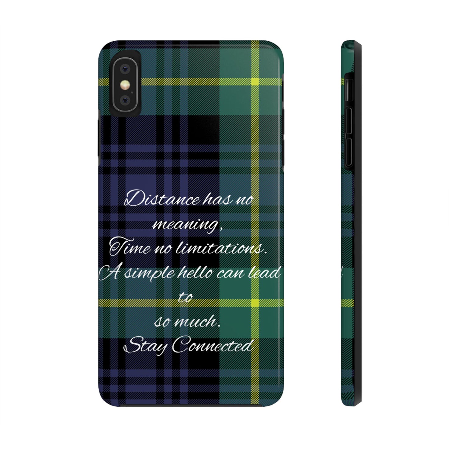 Green plaid version / Tough Phone Cases