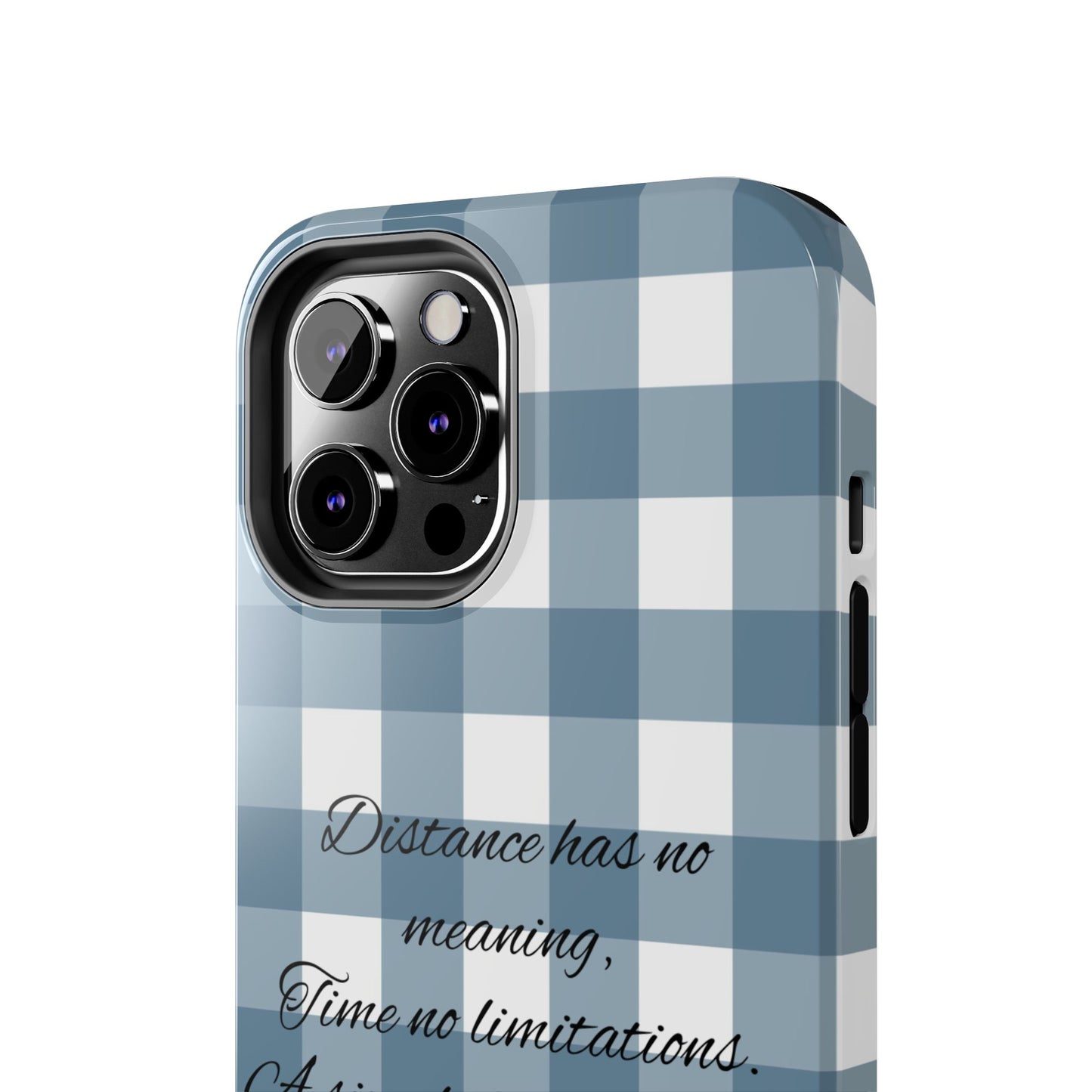 Blue checkered / Tough Phone Cases