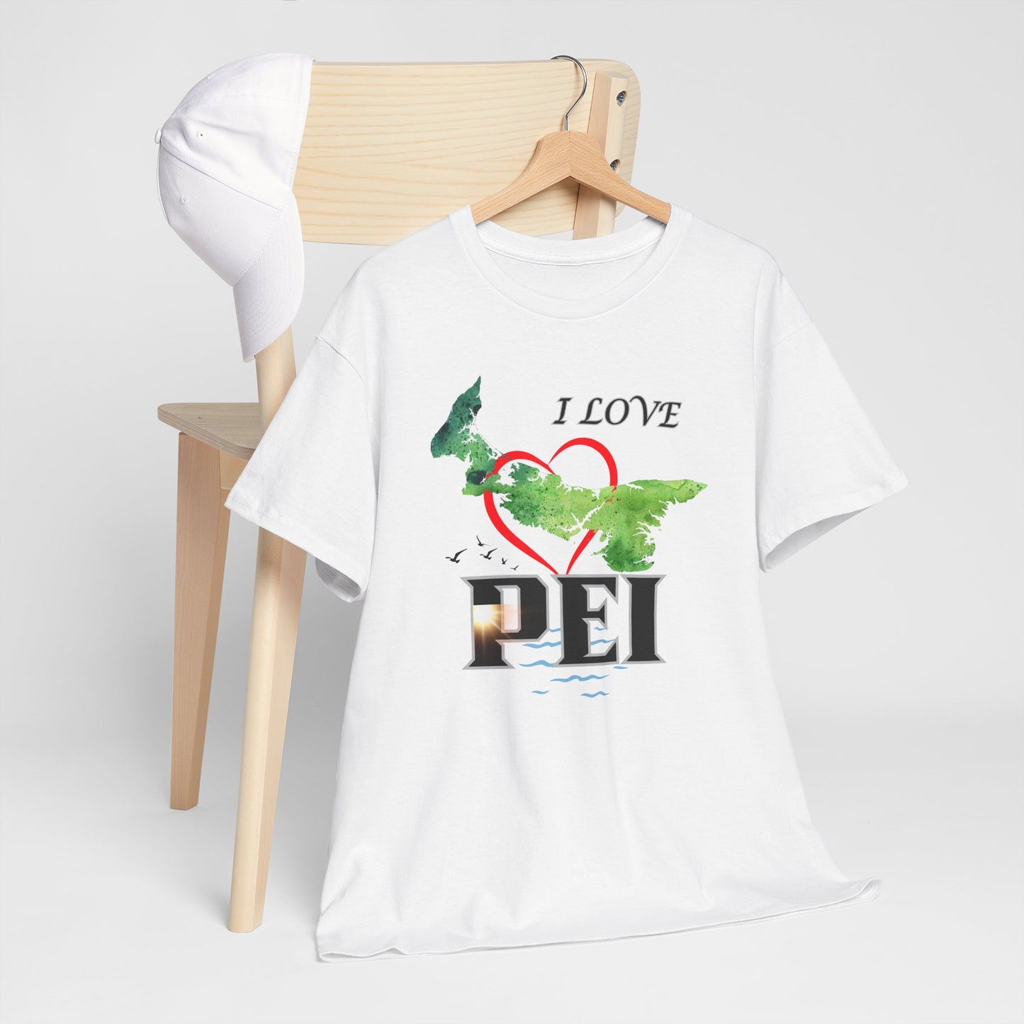 I Love PEI / Canada Unisex Heavy Cotton Tee