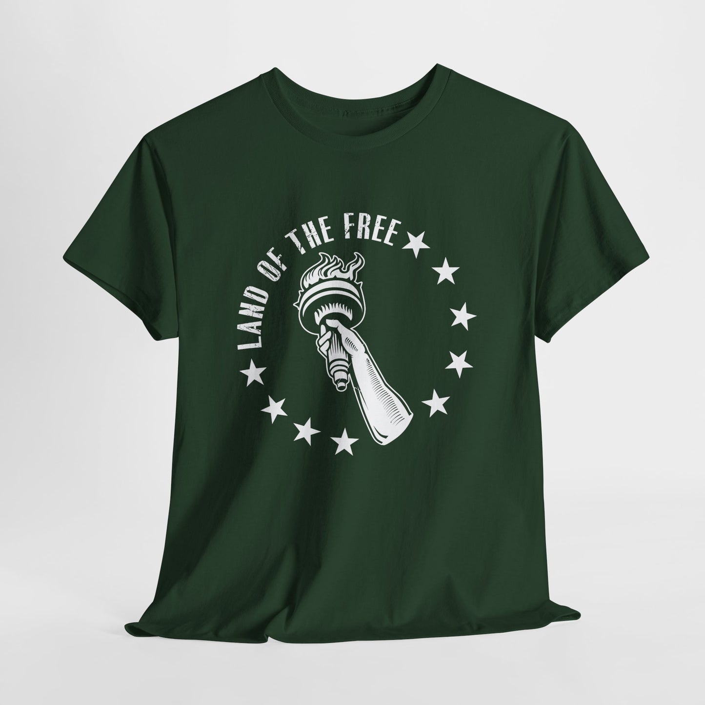 Land of the Free Unisex Heavy Cotton Tee