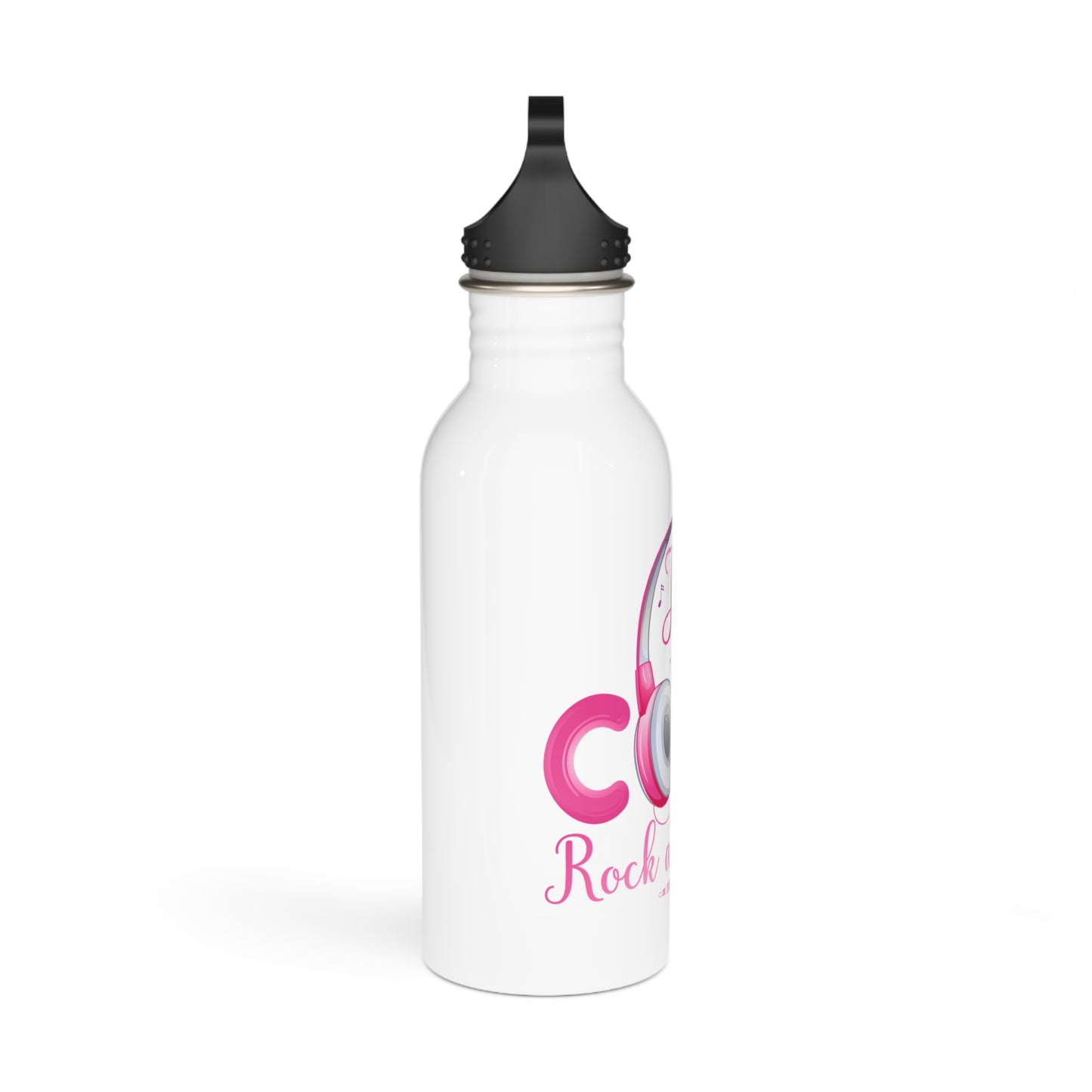 Just be cool / Rock and Roll / Stainless Steel Water Bottle