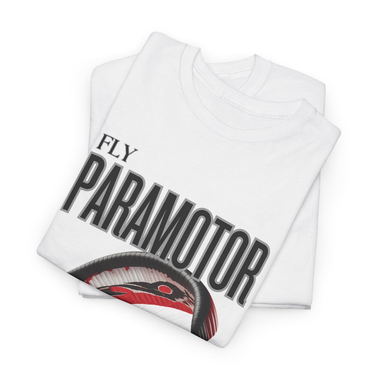 Fly Paramotor Unisex Heavy Cotton Tee