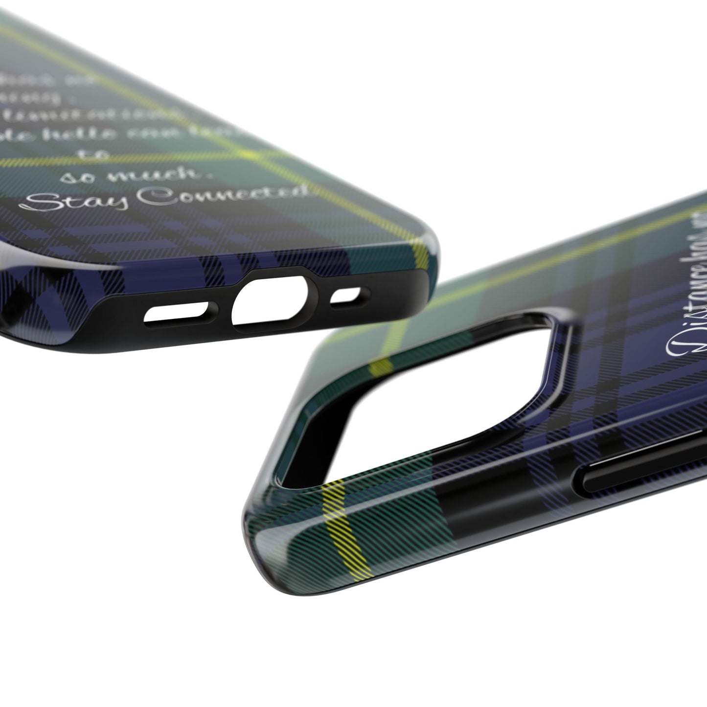 Green plaid version / Tough Phone Cases