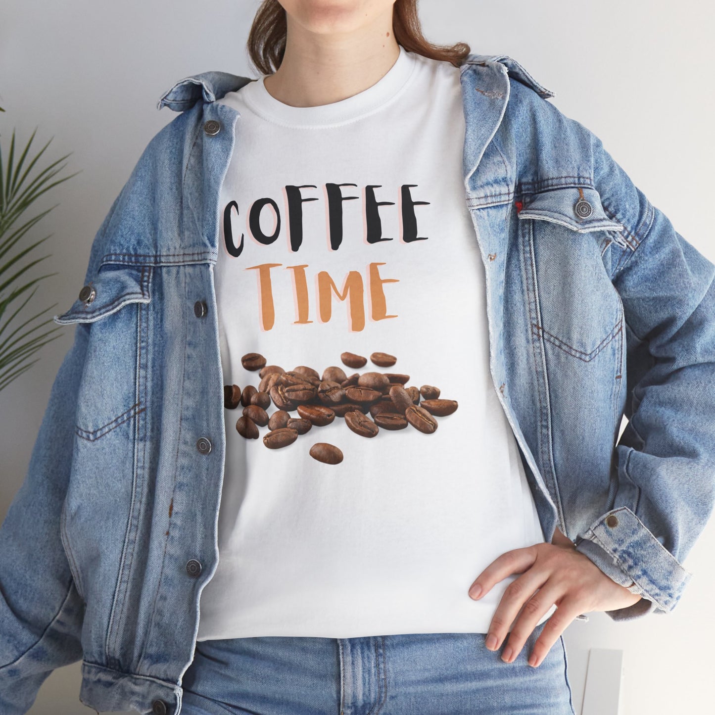 Coffee Time Unisex Heavy Cotton Tee