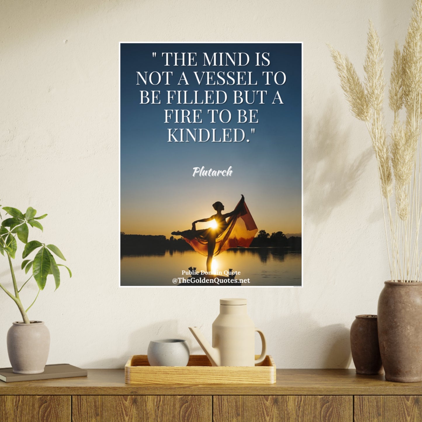 The mind is not a vessel... / Photo Art Paper Posters