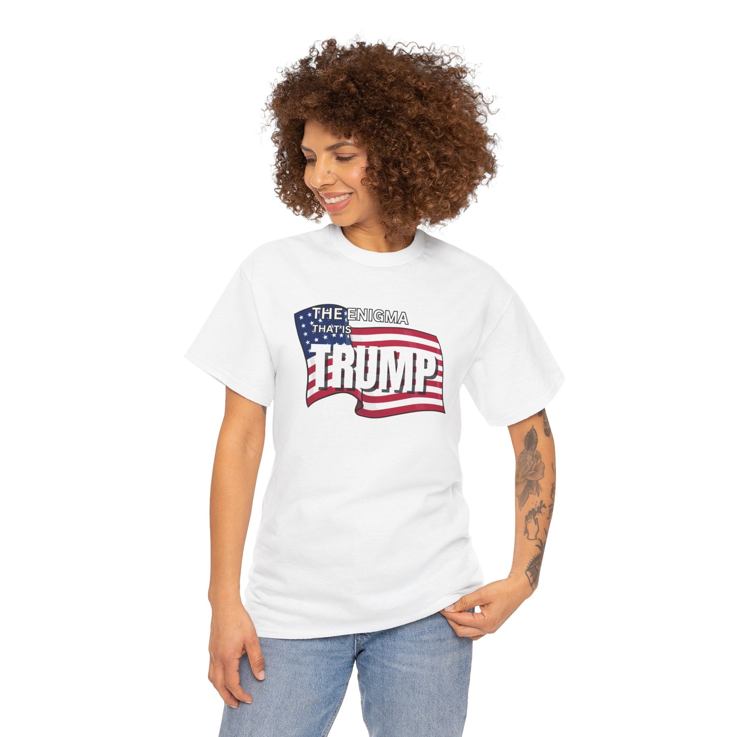 The Enigma that is Trump Unisex Heavy Cotton Tee