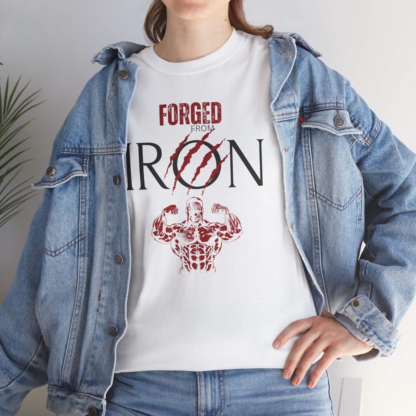 Forged from IRON Unisex Heavy Cotton Tee