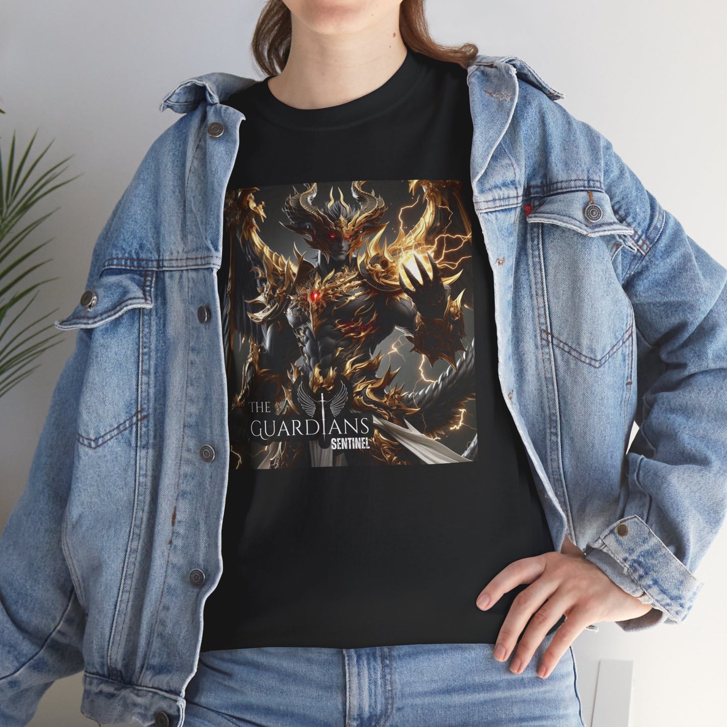 The Guardians Sentinel / Elite Unisex Heavy Cotton Tee (Made with AI)