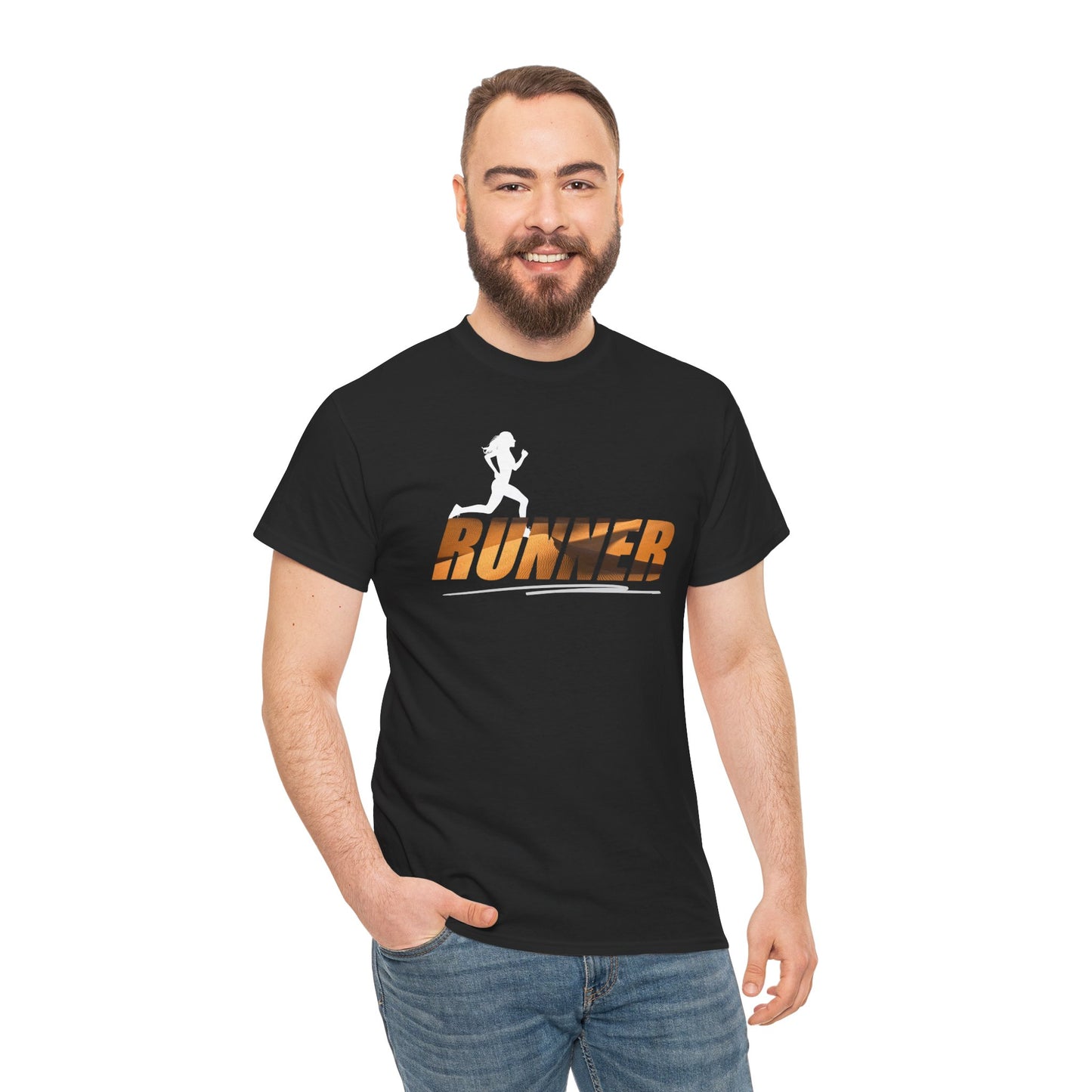 I am a Runner Unisex Heavy Cotton Tee