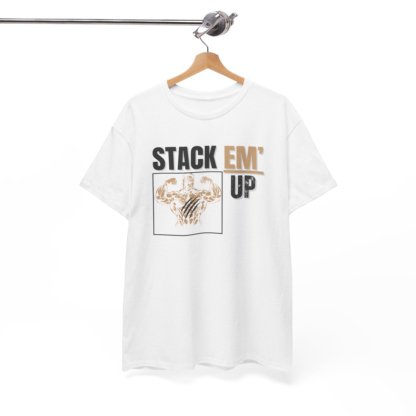 Stack Em Up  Unisex Heavy Cotton Tee