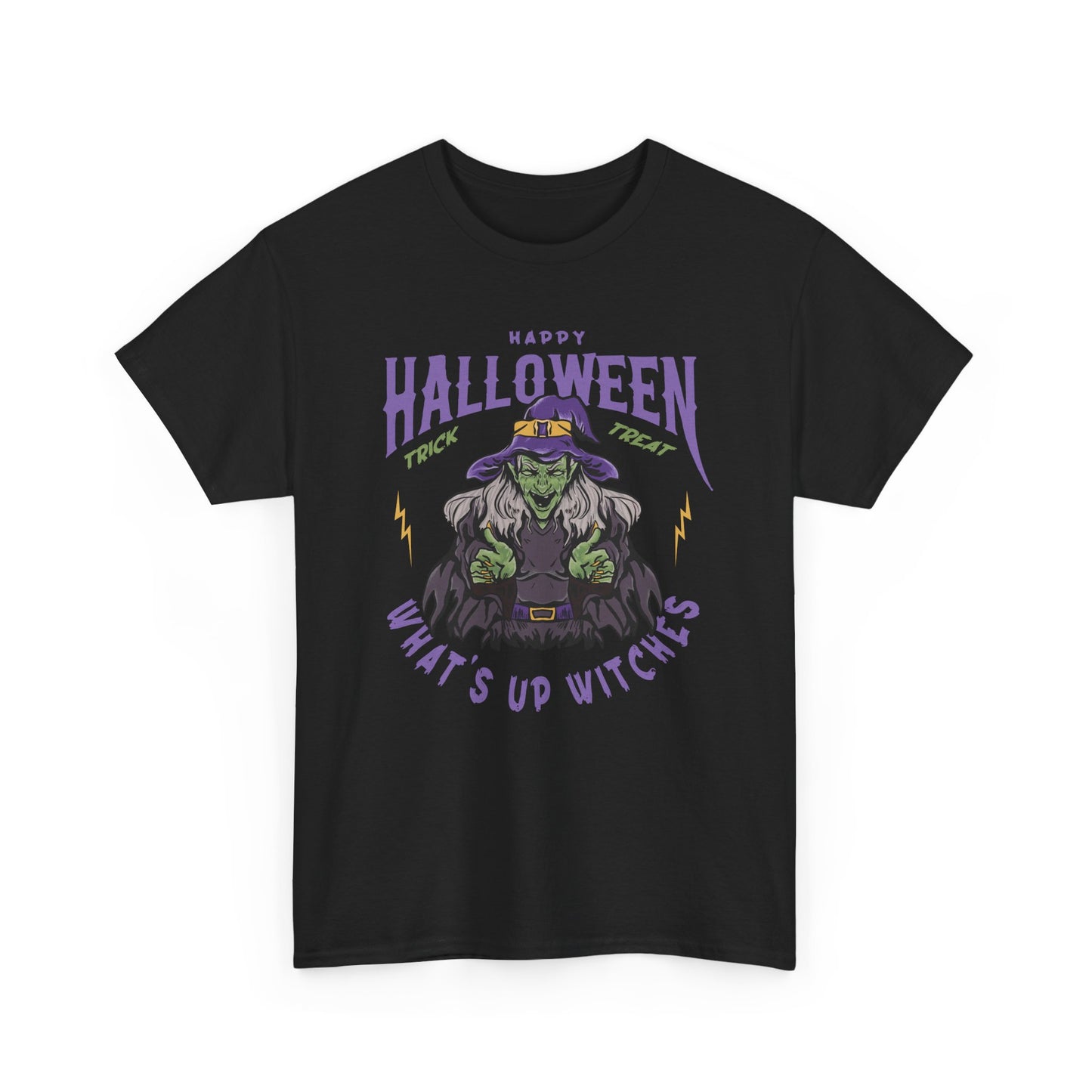 What's up Witches / Halloween Unisex Heavy Cotton Tee