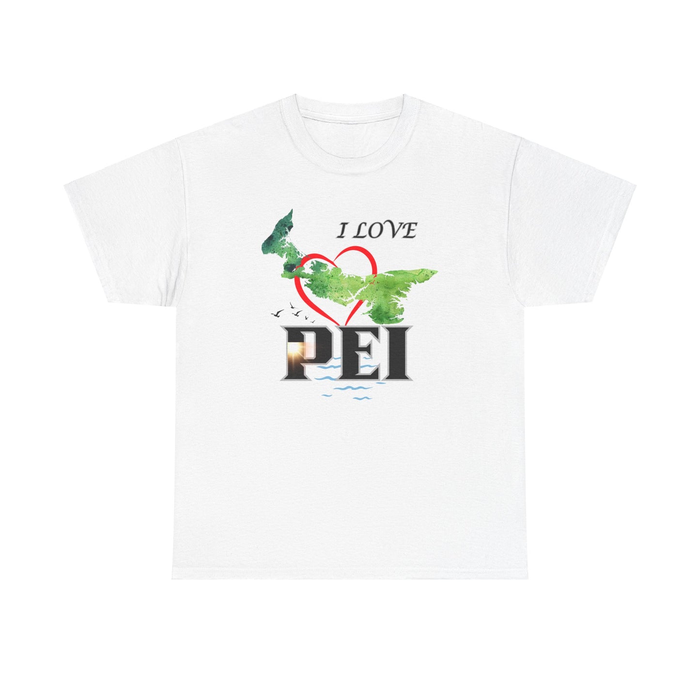 I Love PEI / Canada Unisex Heavy Cotton Tee
