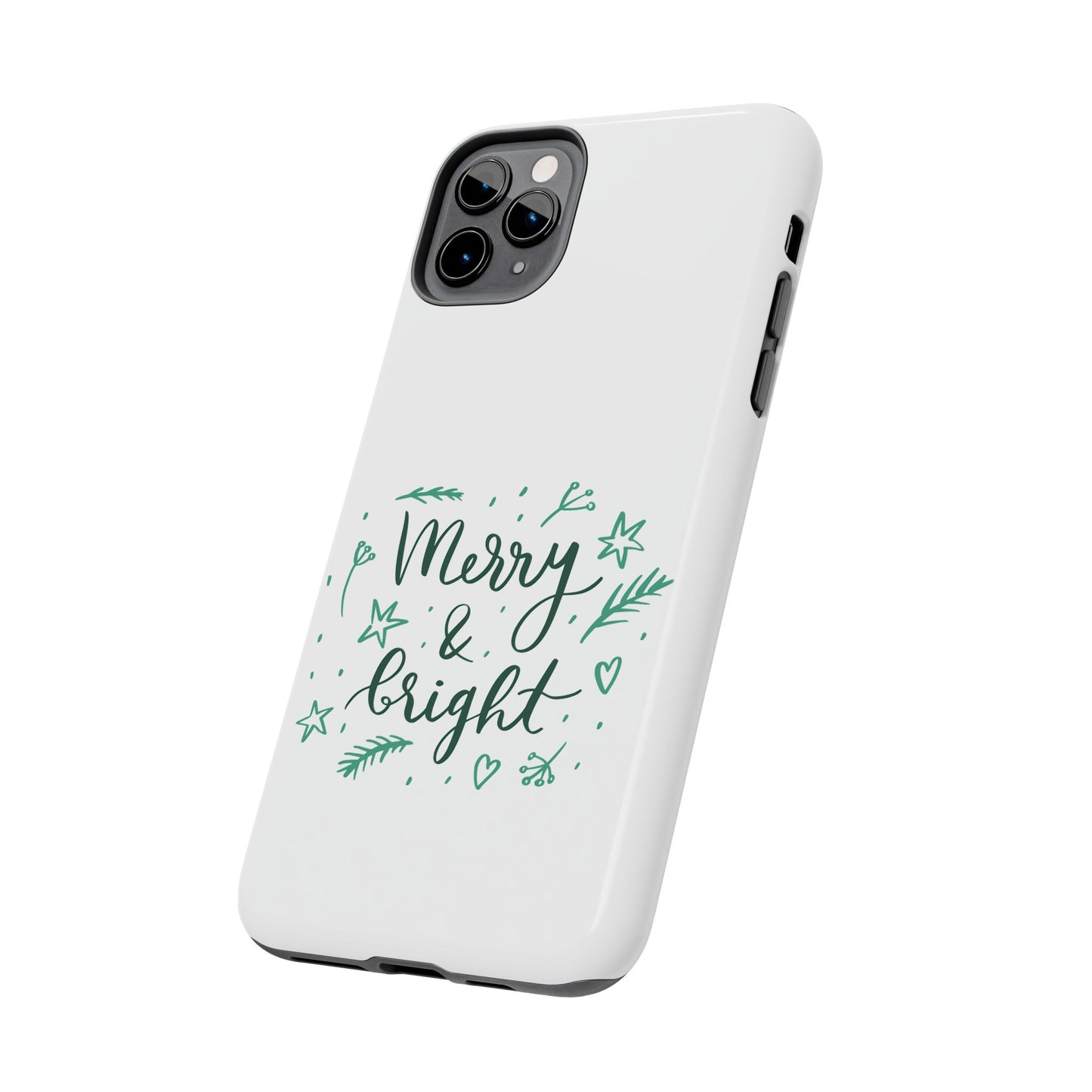 Merry and Bright (Christmas) / Tough Phone Cases