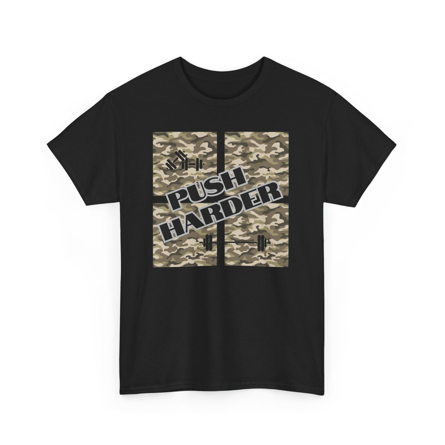 Push Harder Unisex Heavy Cotton Tee