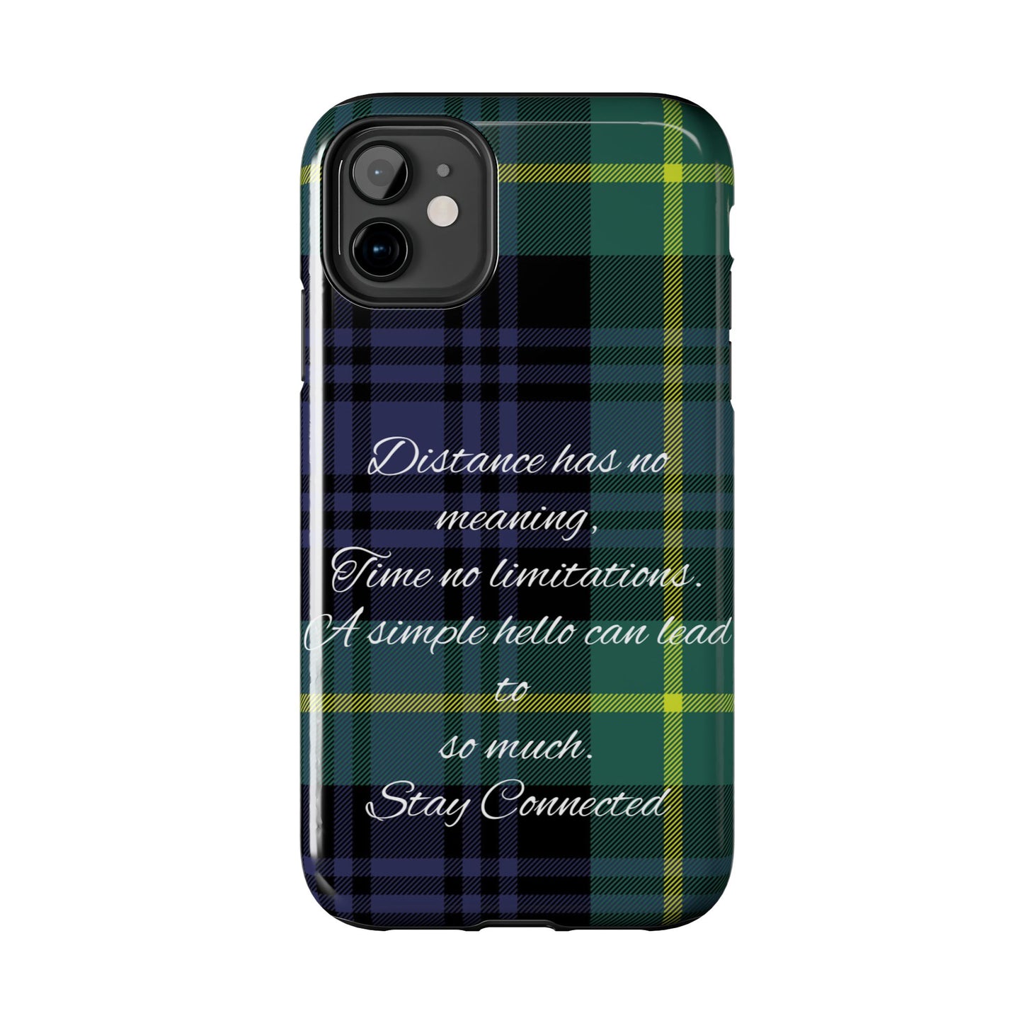 Green plaid version / Tough Phone Cases