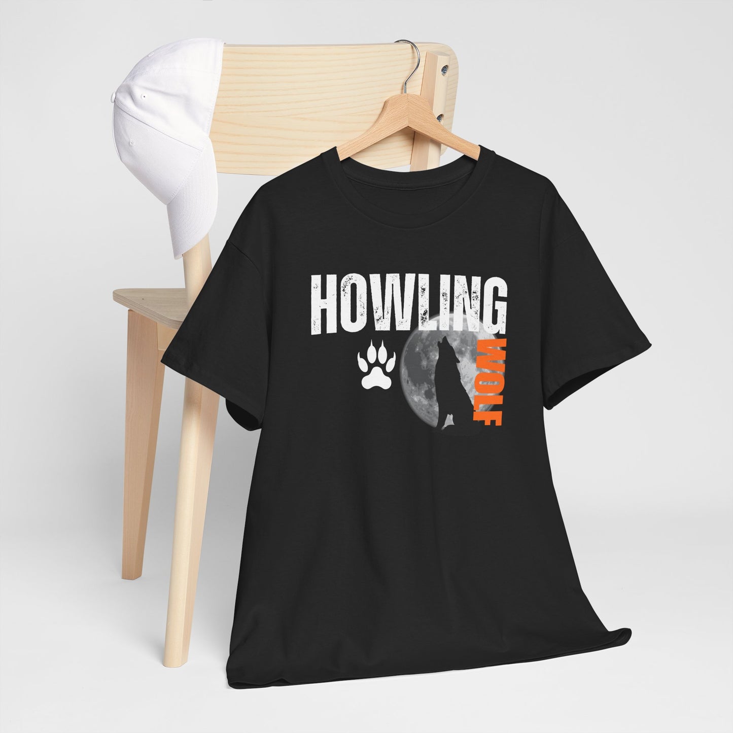 Howling Wolf Unisex Heavy Cotton Tee