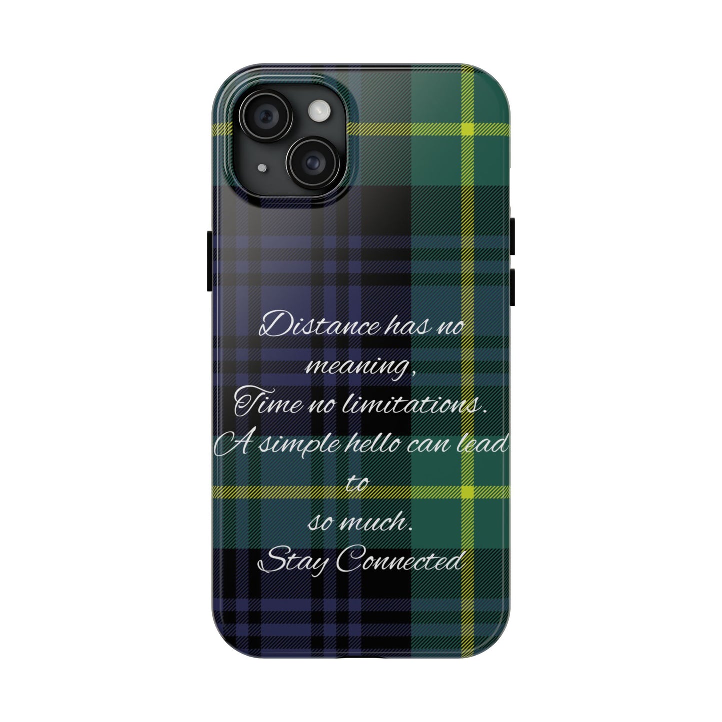 Green plaid version / Tough Phone Cases