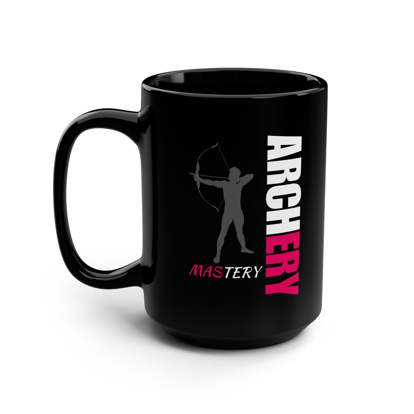 Archery Mastery / Black Mug, 15oz